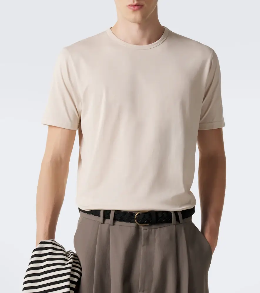 Sunspel Cotton jersey T-shirt | Thumbnail 4