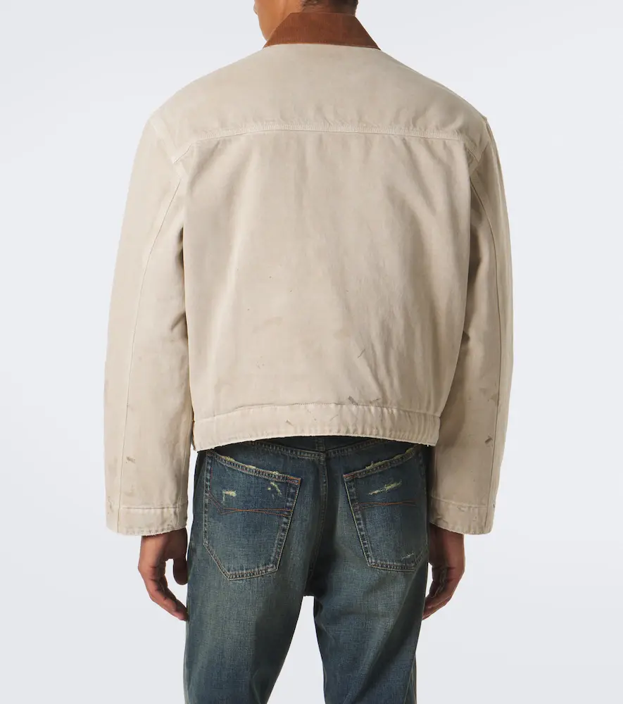 Balenciaga Corduroy-trimmed cotton jacket | Thumbnail 7