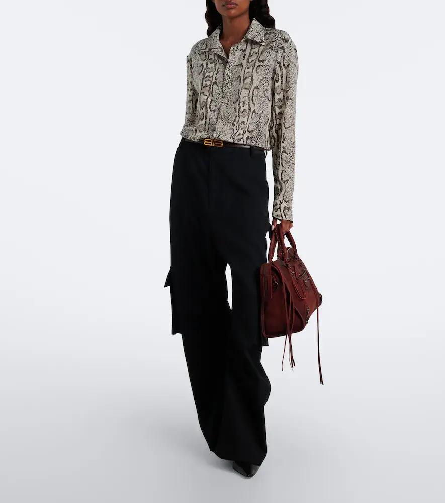 Balenciaga Le City Medium leather top-handle bag | Thumbnail 4