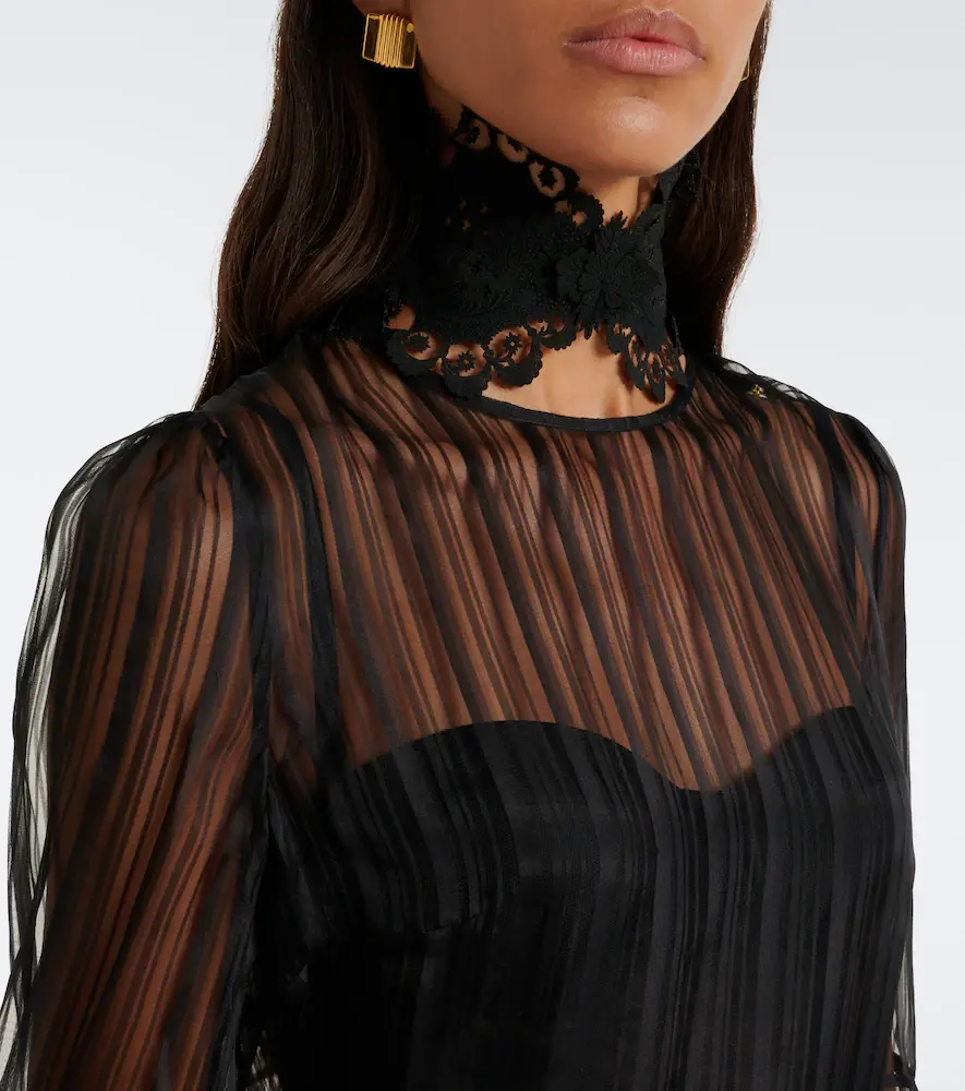 Zimmermann Valiant Lantern silk organza minidress | Thumbnail 5 Zimmermann Valiant Lantern silk organza minidress | Thumbnail 5