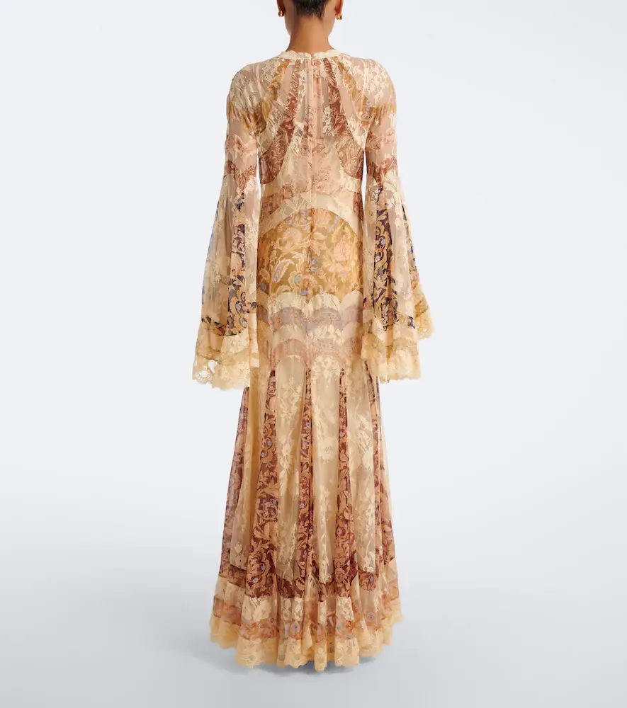 Zimmermann Valiant floral panelled silk gown | Thumbnail 2