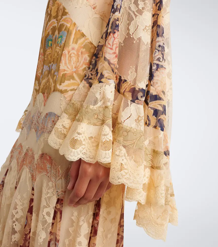 Zimmermann Valiant floral panelled silk gown | Thumbnail 5