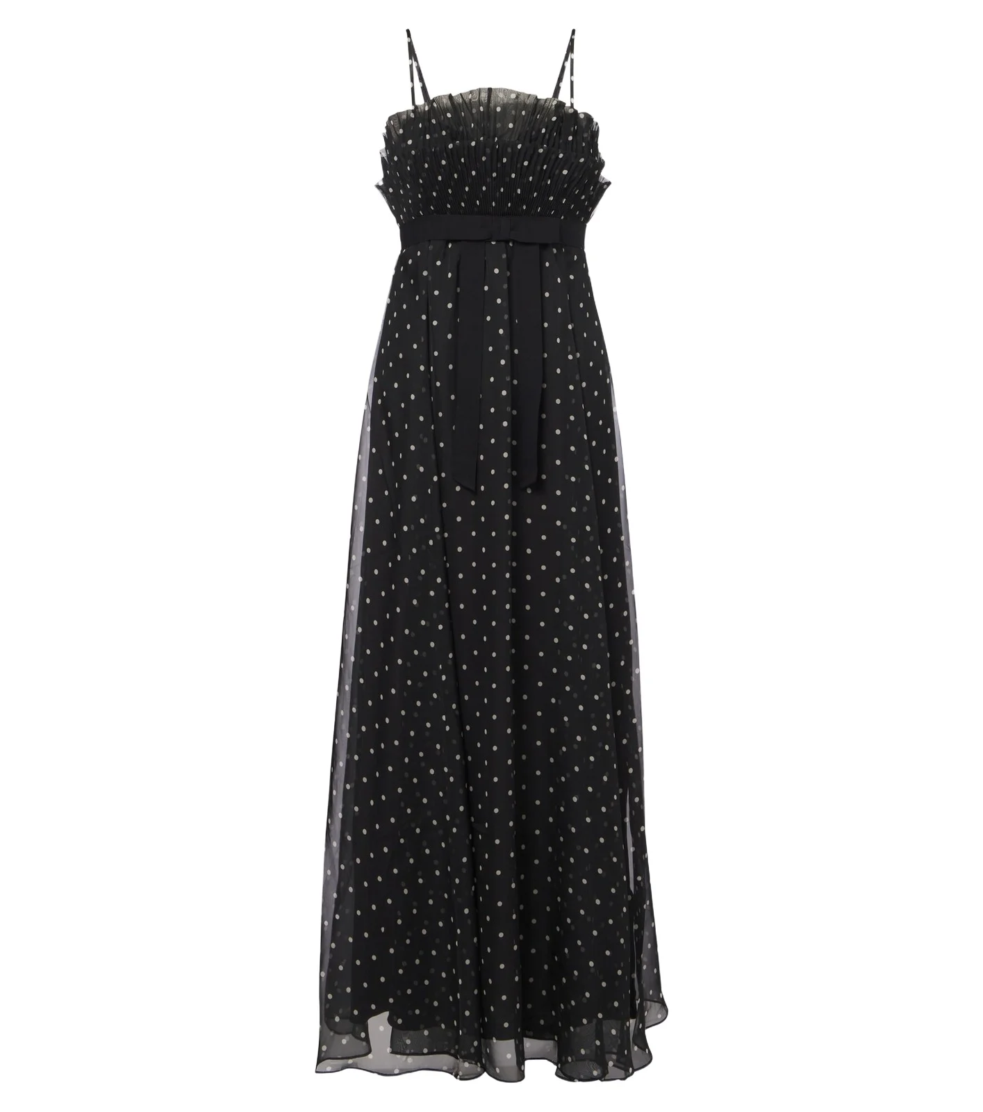 Polka-dot ruffled maxi dress Polka-dot ruffled maxi dress