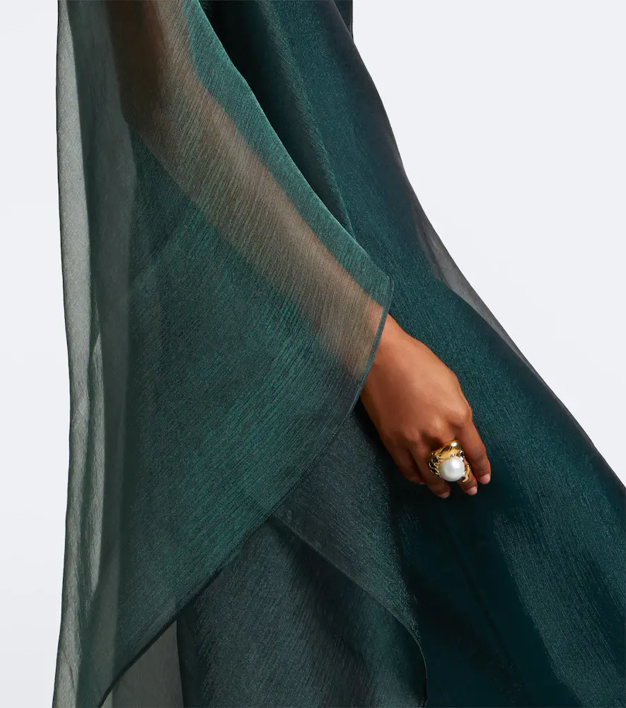 Taller Marmo Sphinx sheer draped organza kaftan | Thumbnail 3 Taller Marmo Sphinx sheer draped organza kaftan | Thumbnail 3