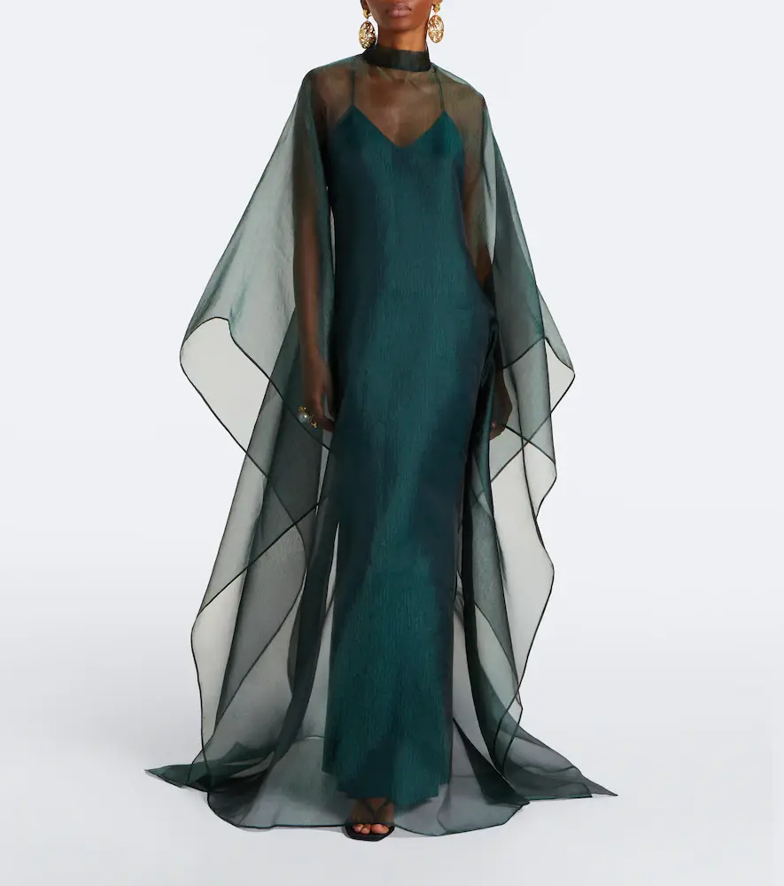 Taller Marmo Sphinx sheer draped organza kaftan | Thumbnail 5 Taller Marmo Sphinx sheer draped organza kaftan | Thumbnail 5