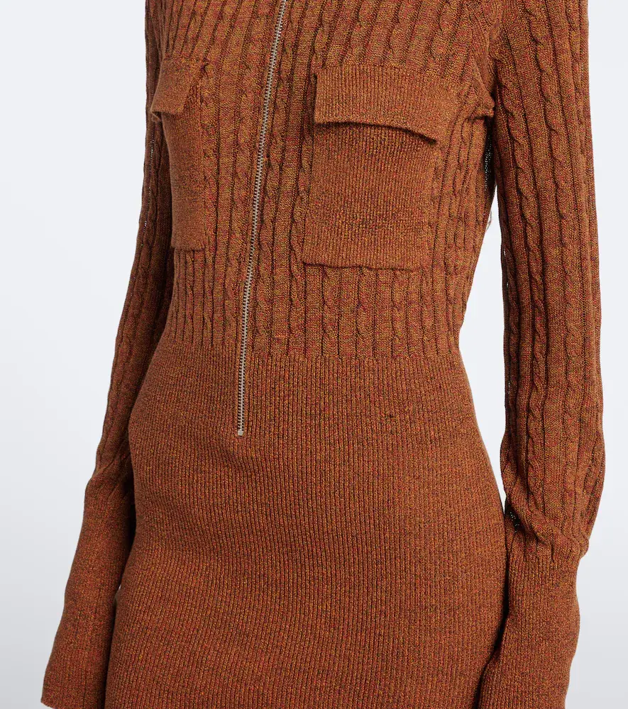Aya Muse Eora knitted cotton and silk minidress | Thumbnail 3 Aya Muse Eora knitted cotton and silk minidress | Thumbnail 3