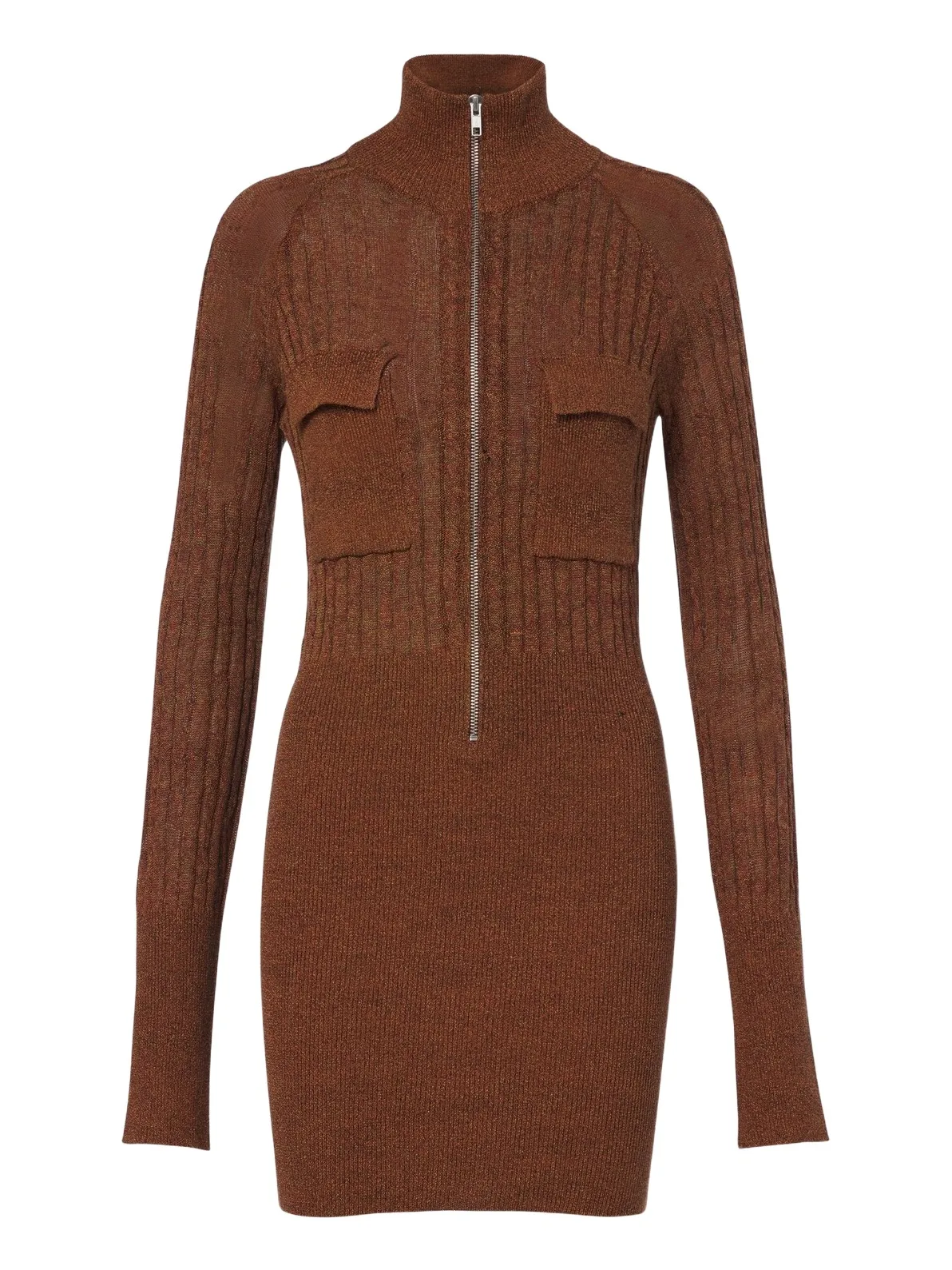 Aya Muse Eora knitted cotton and silk minidress