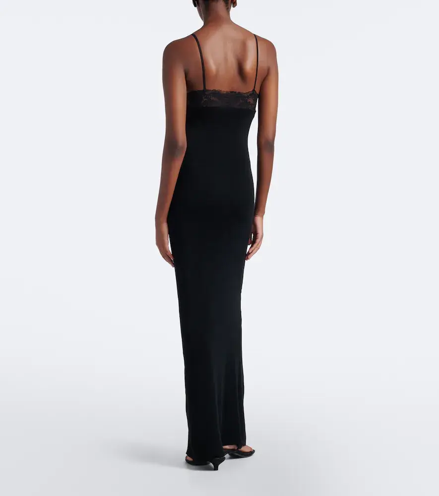 Aya Muse Oana lace-trimmed cotton-blend maxi dress | Thumbnail 6 Aya Muse Oana lace-trimmed cotton-blend maxi dress | Thumbnail 6