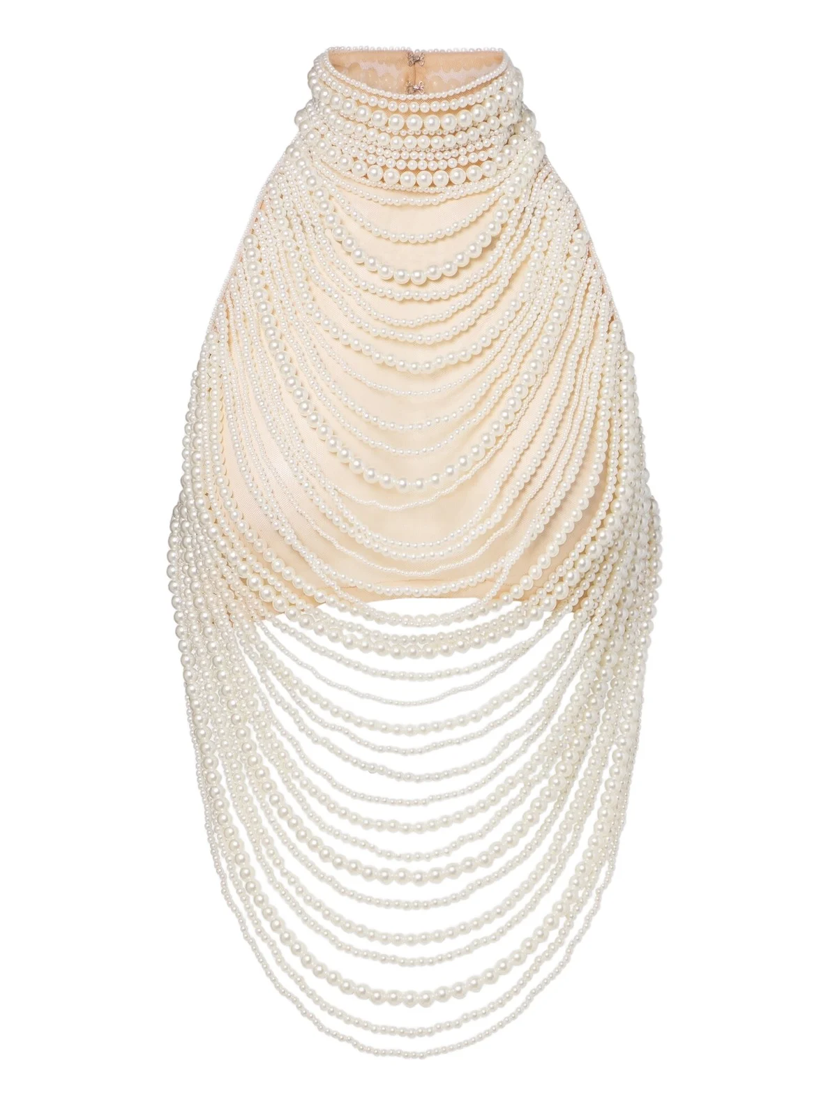 Elsie embellished halterneck top