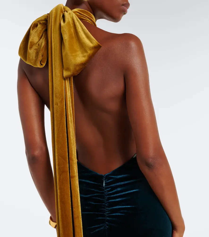 Retrofête Retrofête Goleta velvet gown | Thumbnail 2 Retrofête Retrofête Goleta velvet gown | Thumbnail 2