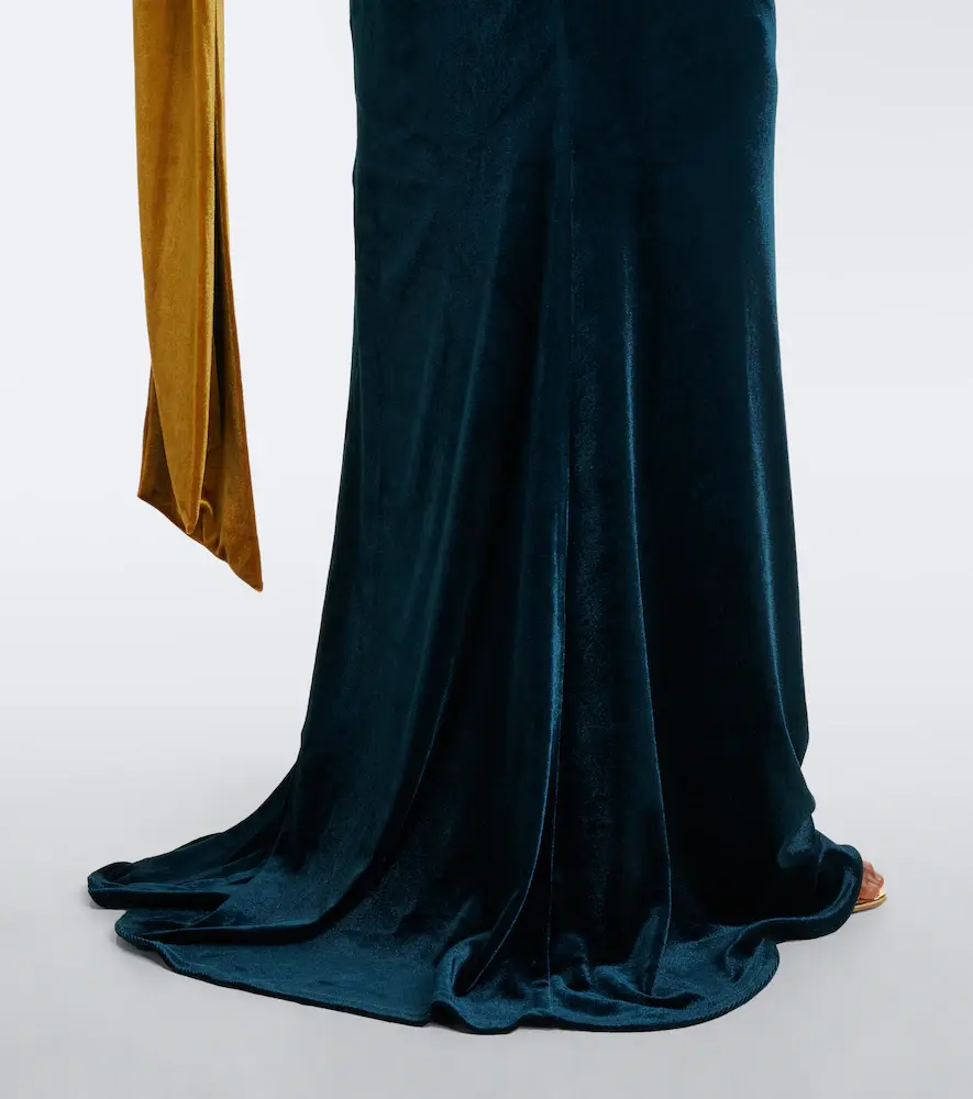 Retrofête Retrofête Goleta velvet gown | Thumbnail 4 Retrofête Retrofête Goleta velvet gown | Thumbnail 4