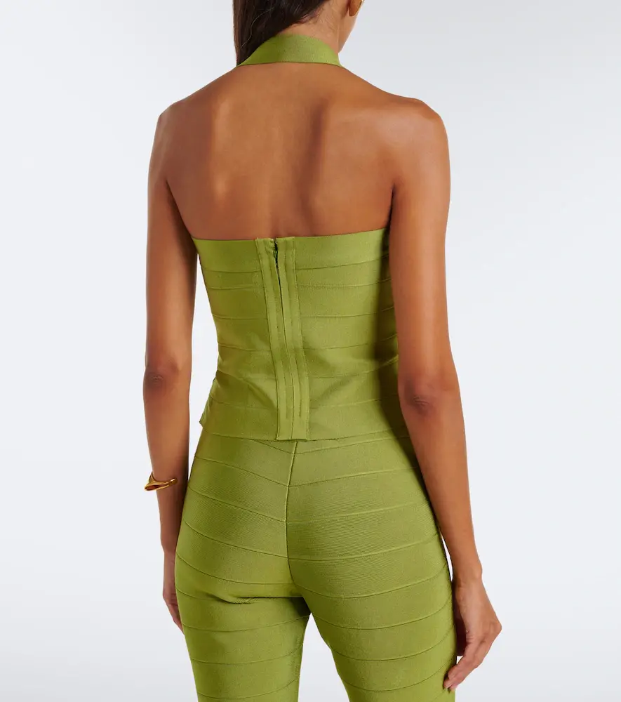 Retrofête Retrofête Pippa halterneck top | Thumbnail 2 Retrofête Retrofête Pippa halterneck top | Thumbnail 2