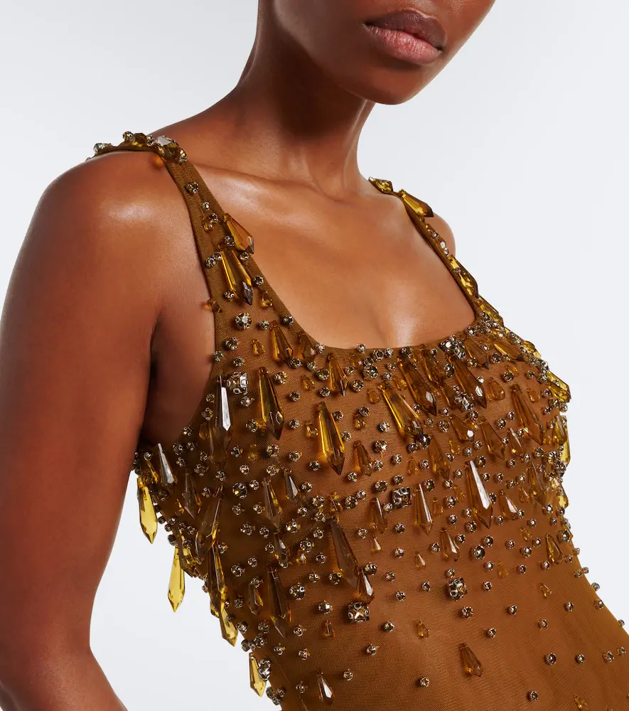 Retrofête Retrofête Zanie crystal-embellished gown | Thumbnail 5 Retrofête Retrofête Zanie crystal-embellished gown | Thumbnail 5