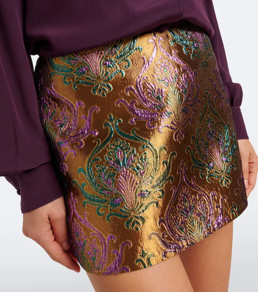 Retrofête Retrofête Delphira brocade miniskirt | Thumbnail 5 Retrofête Retrofête Delphira brocade miniskirt | Thumbnail 5