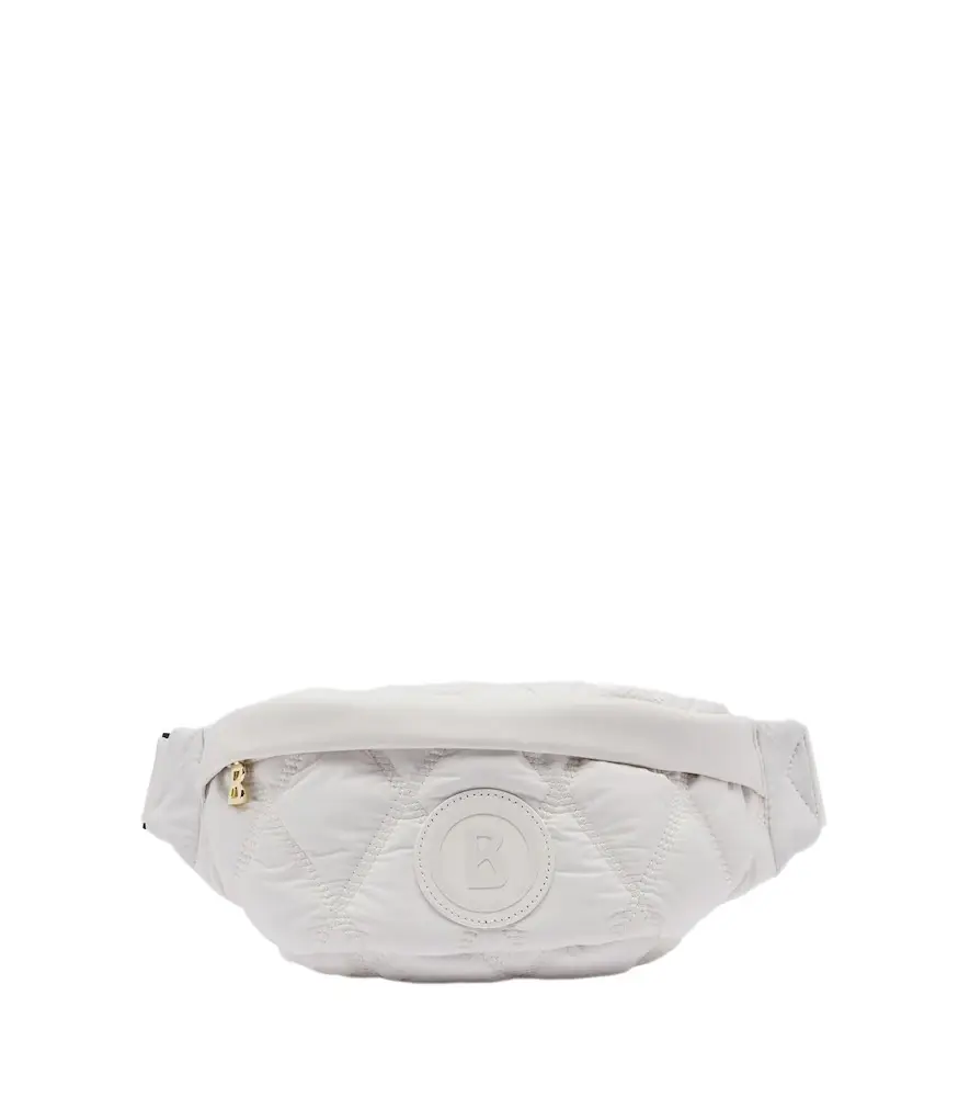 Runa leather-trimmed quilted belt bag Runa leather-trimmed quilted belt bag