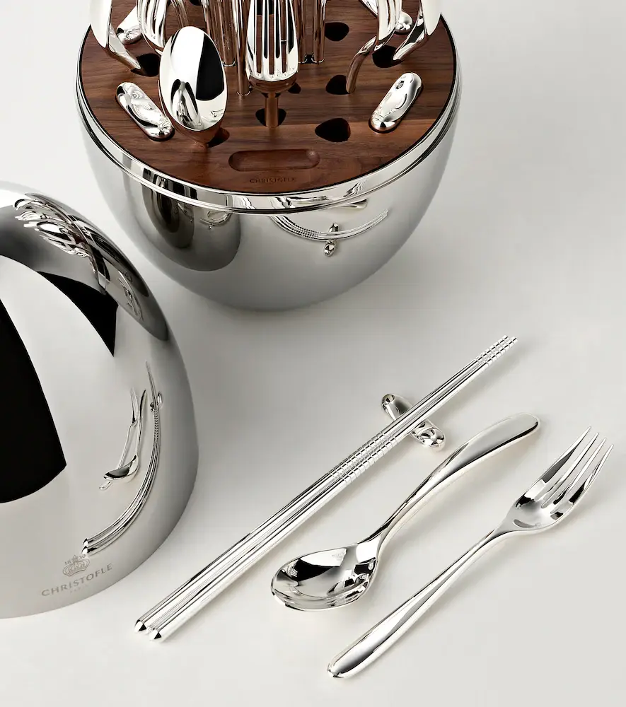 Christofle Mood Asia silver-plated 24-piece cutlery set | Thumbnail 2