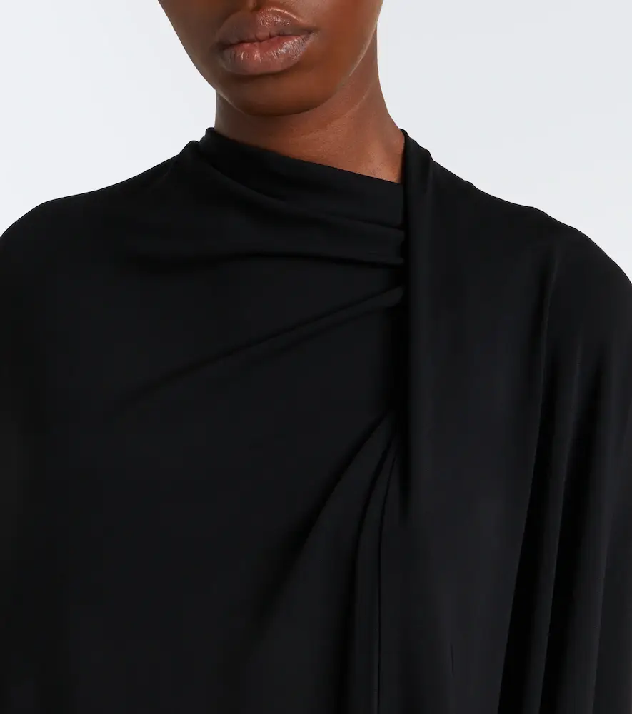 TOTEME Draped scarf-detail jersey minidress | Thumbnail 5