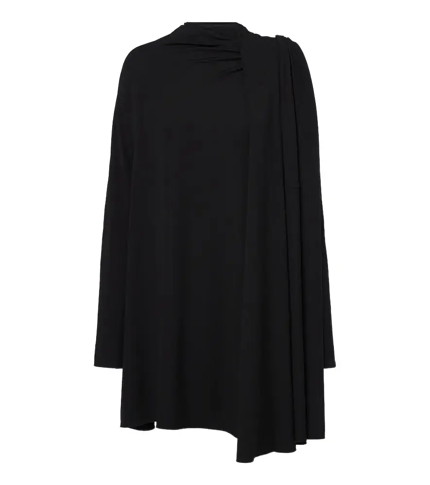 TOTEME Draped scarf-detail jersey minidress