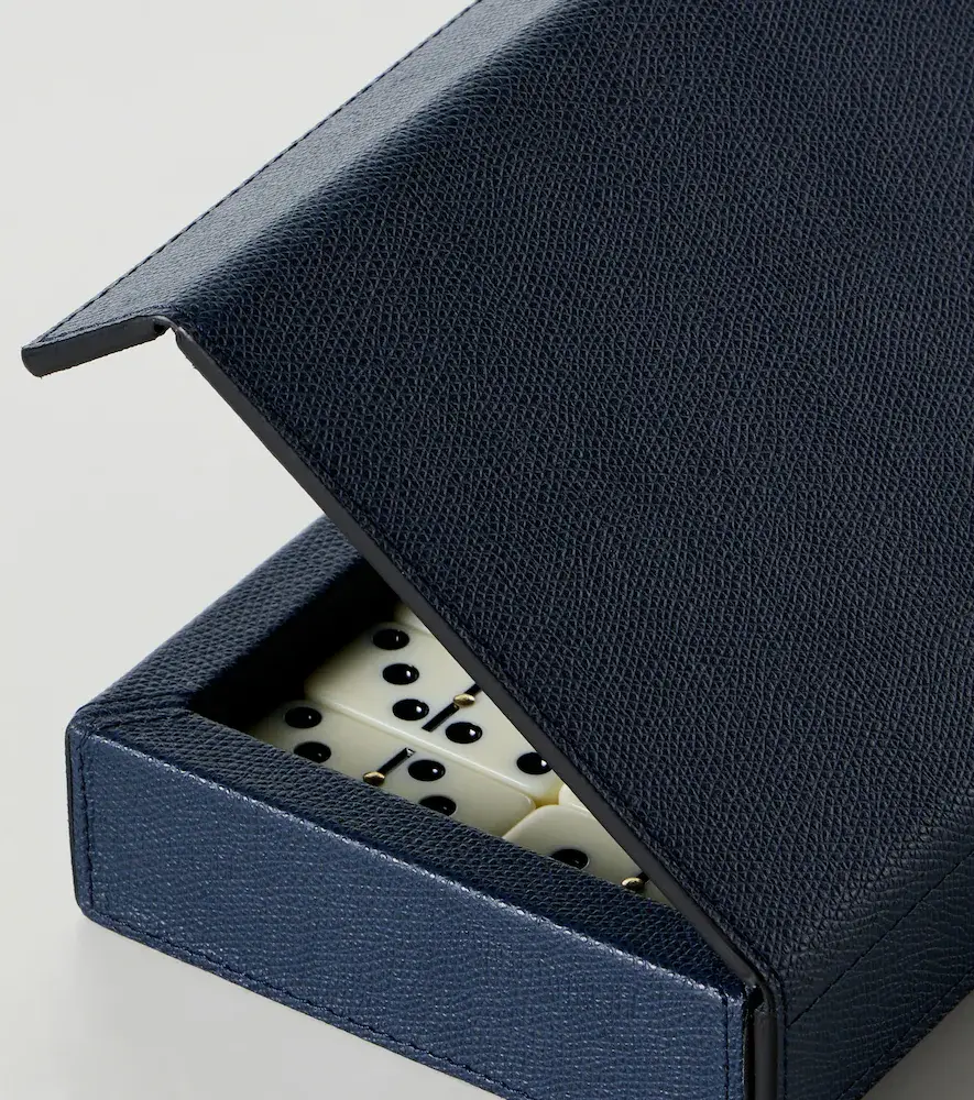GIOBAGNARA Parma leather domino set | Thumbnail 4