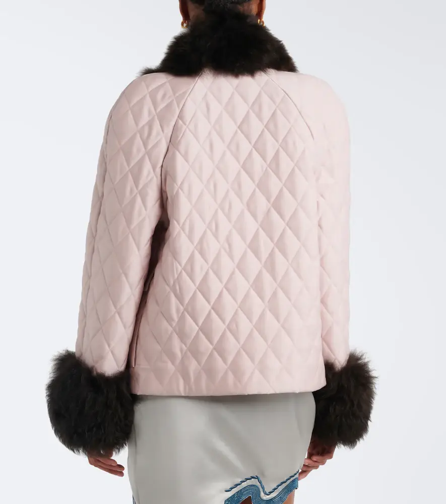 Jacques Wei Quilted shearling-trimmed coat | Thumbnail 7 Jacques Wei Quilted shearling-trimmed coat | Thumbnail 7