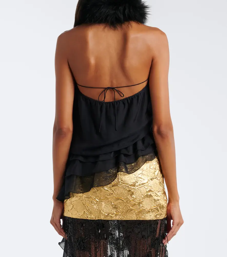 Jacques Wei Chiffon halterneck top | Thumbnail 5 Jacques Wei Chiffon halterneck top | Thumbnail 5