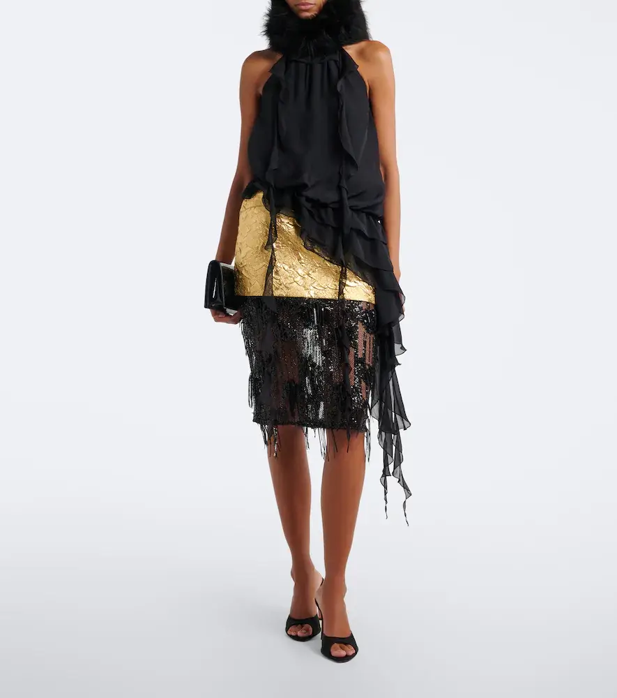 Jacques Wei Chiffon halterneck top | Thumbnail 6 Jacques Wei Chiffon halterneck top | Thumbnail 6