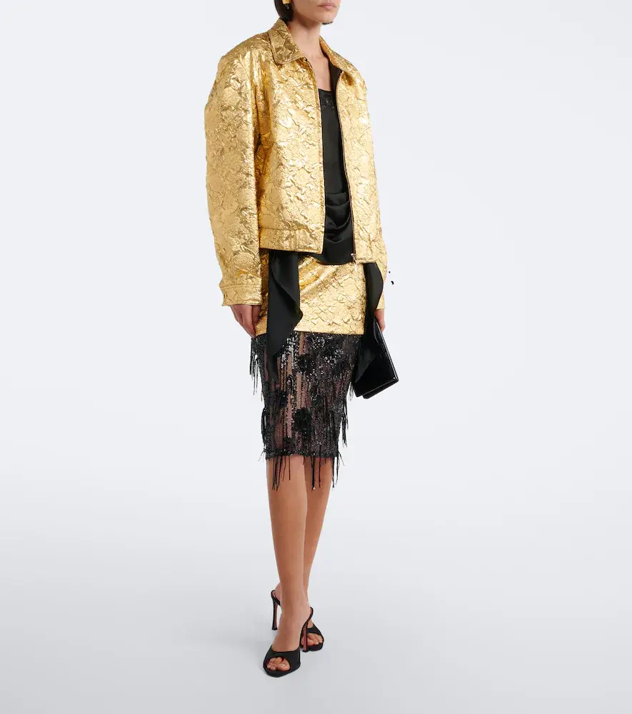 Jacques Wei Embroidered draped satin camisole | Thumbnail 2 Jacques Wei Embroidered draped satin camisole | Thumbnail 2
