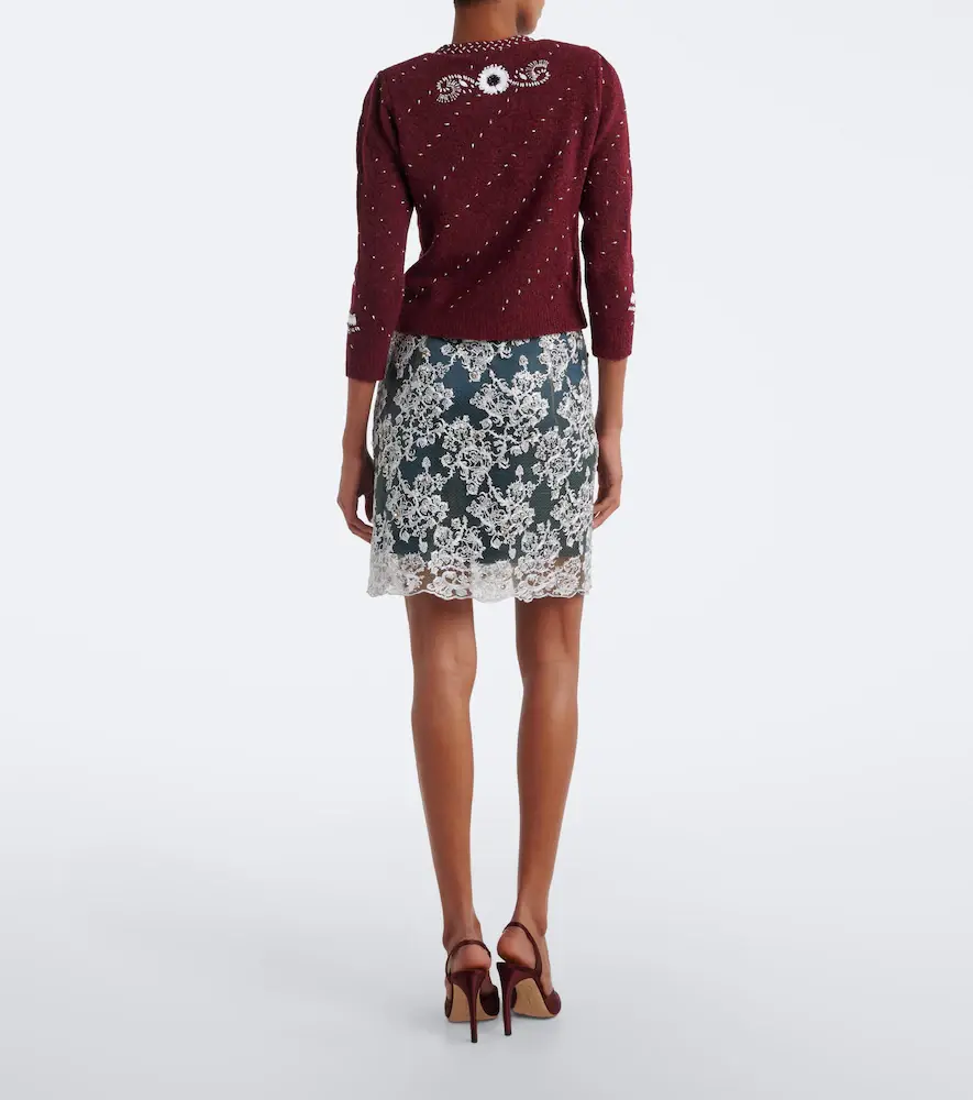 Jacques Wei Embellished lace miniskirt | Thumbnail 4 Jacques Wei Embellished lace miniskirt | Thumbnail 4