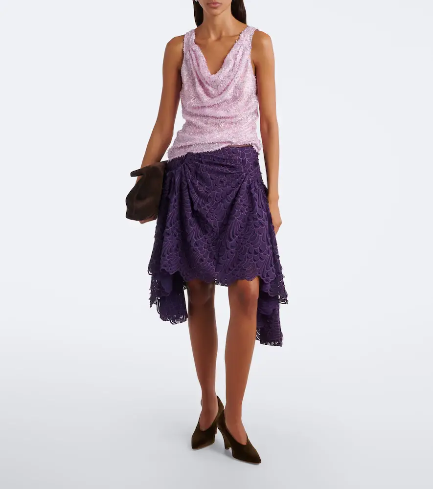 Jacques Wei Draped fringed top | Thumbnail 5 Jacques Wei Draped fringed top | Thumbnail 5