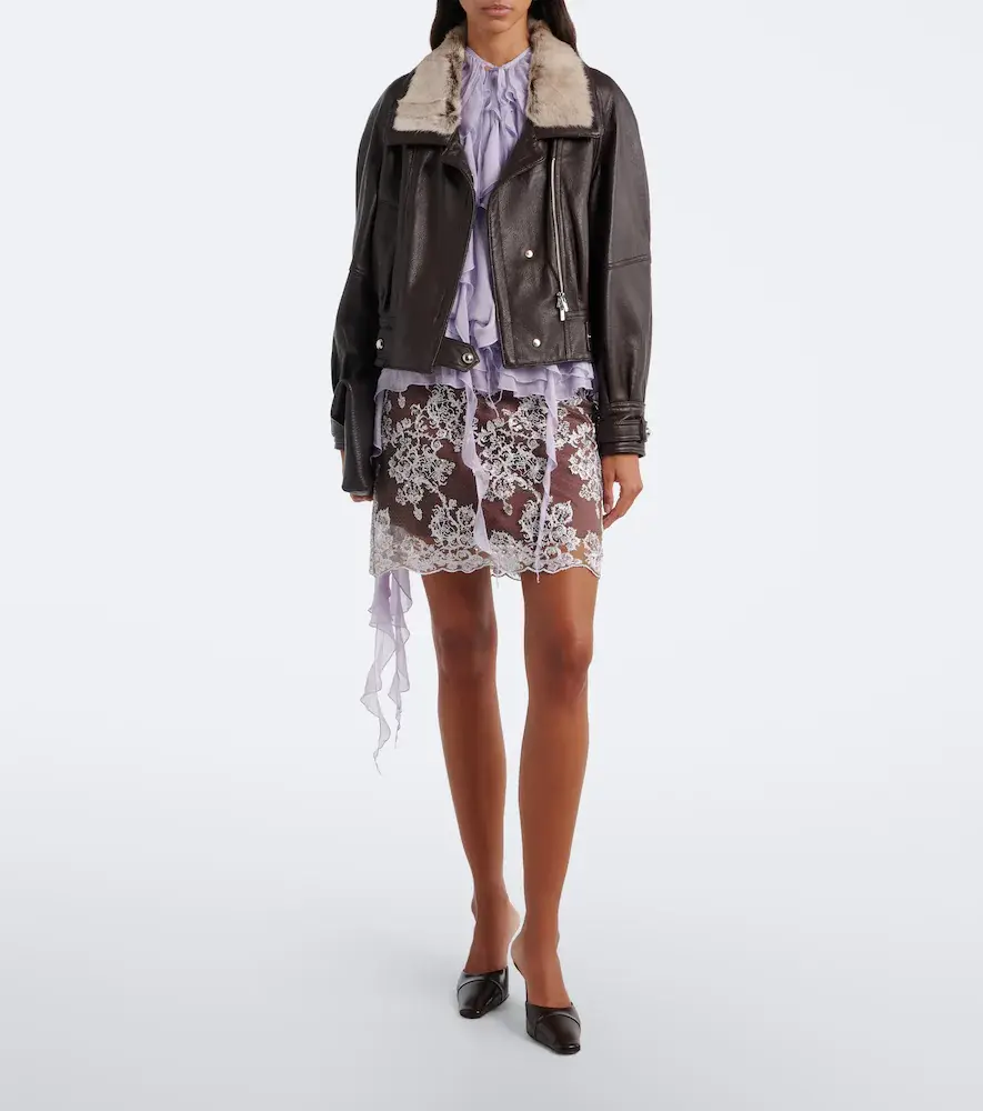 Jacques Wei Embellished lace miniskirt | Thumbnail 4 Jacques Wei Embellished lace miniskirt | Thumbnail 4