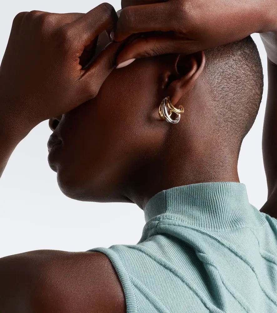 Jennifer Fisher 14kt gold-plated huggie earrings | Thumbnail 4