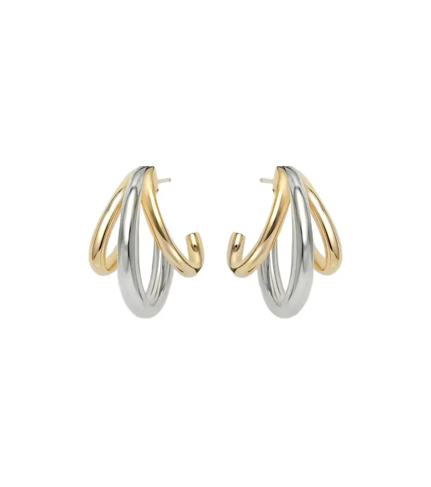 Jennifer Fisher 14kt gold-plated huggie earrings