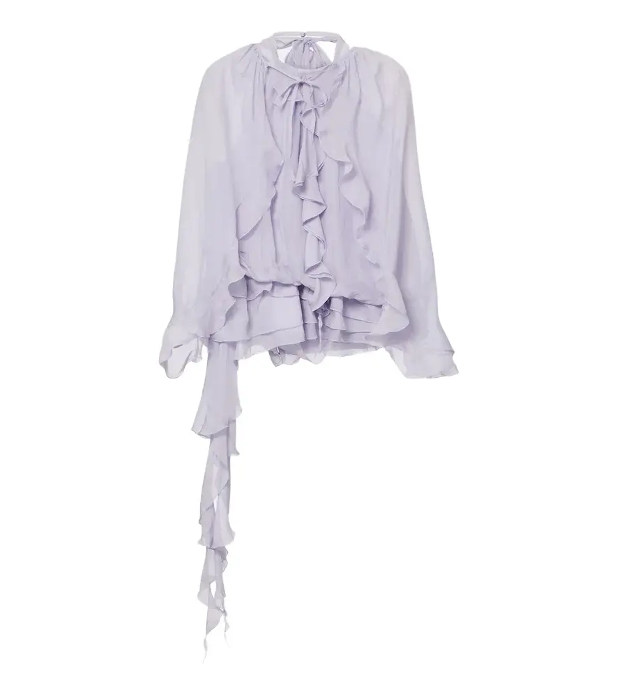 Ruffled chiffon blouse Ruffled chiffon blouse
