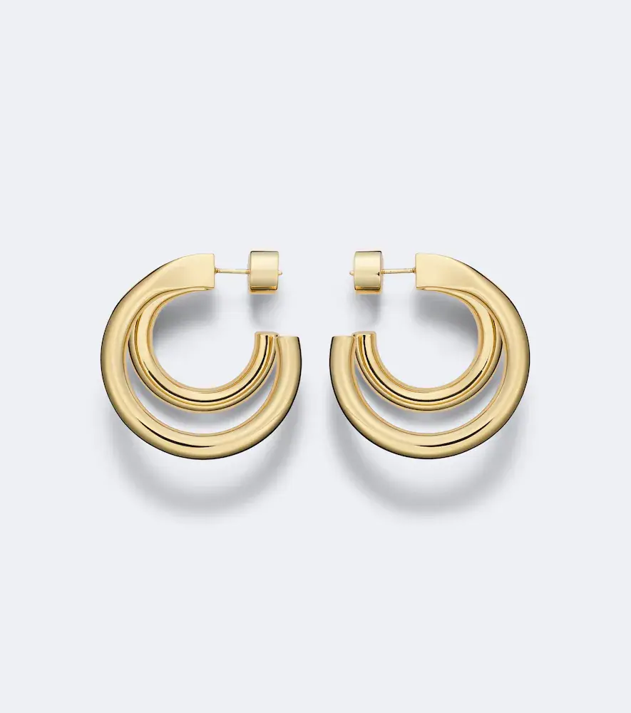 Jennifer Fisher 14kt gold-plated huggie earrings | Thumbnail 2