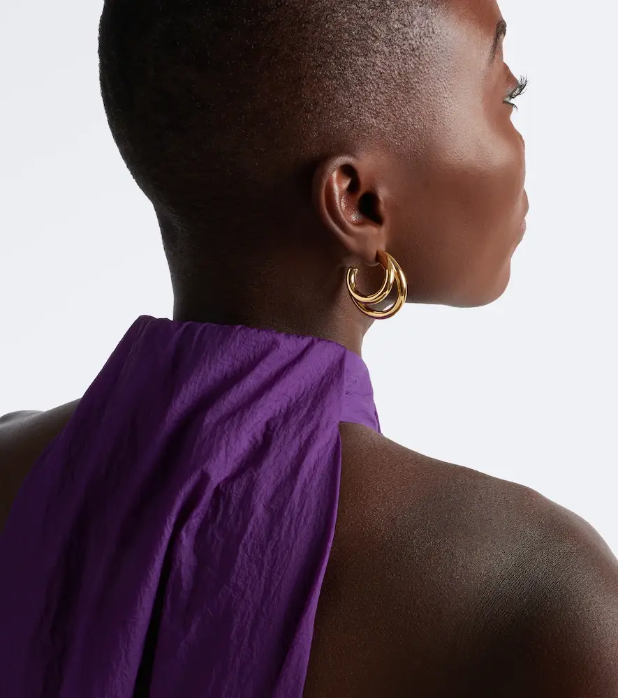 Jennifer Fisher 14kt gold-plated huggie earrings | Thumbnail 3