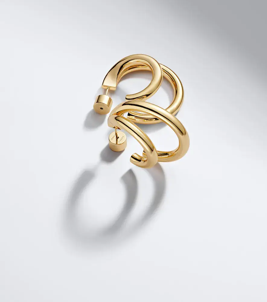 Jennifer Fisher 14kt gold-plated huggie earrings | Thumbnail 5