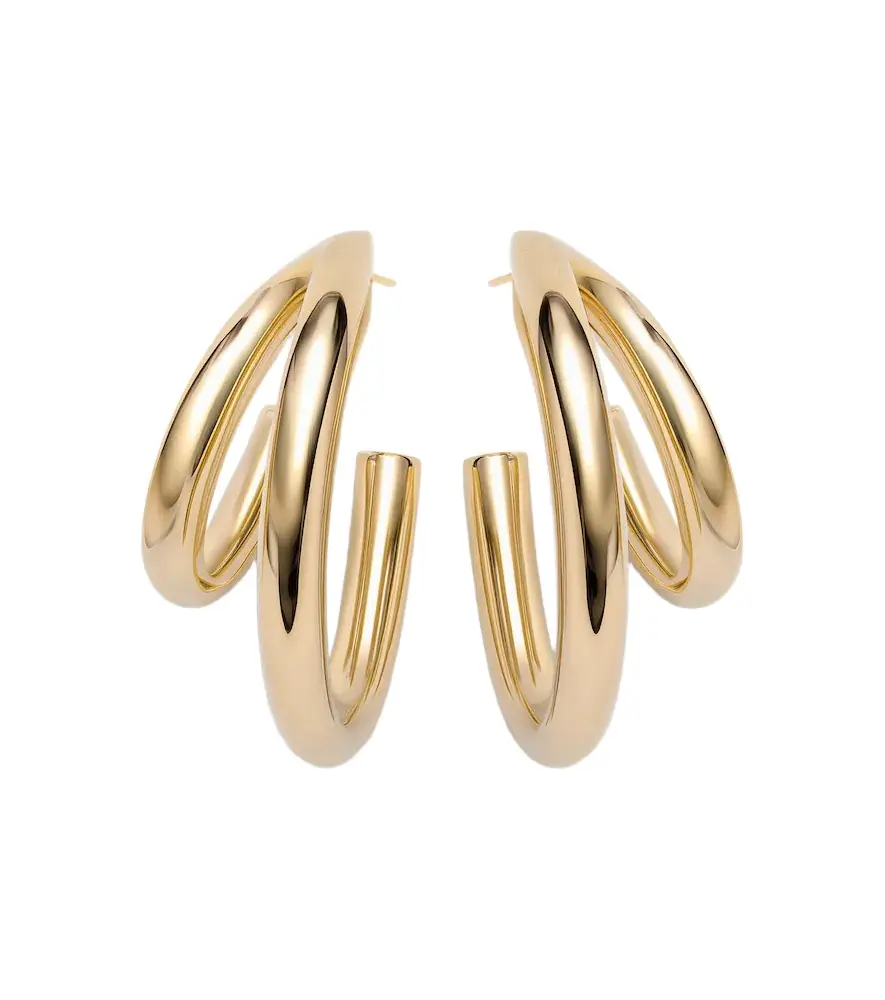 Jennifer Fisher 14kt gold-plated huggie earrings