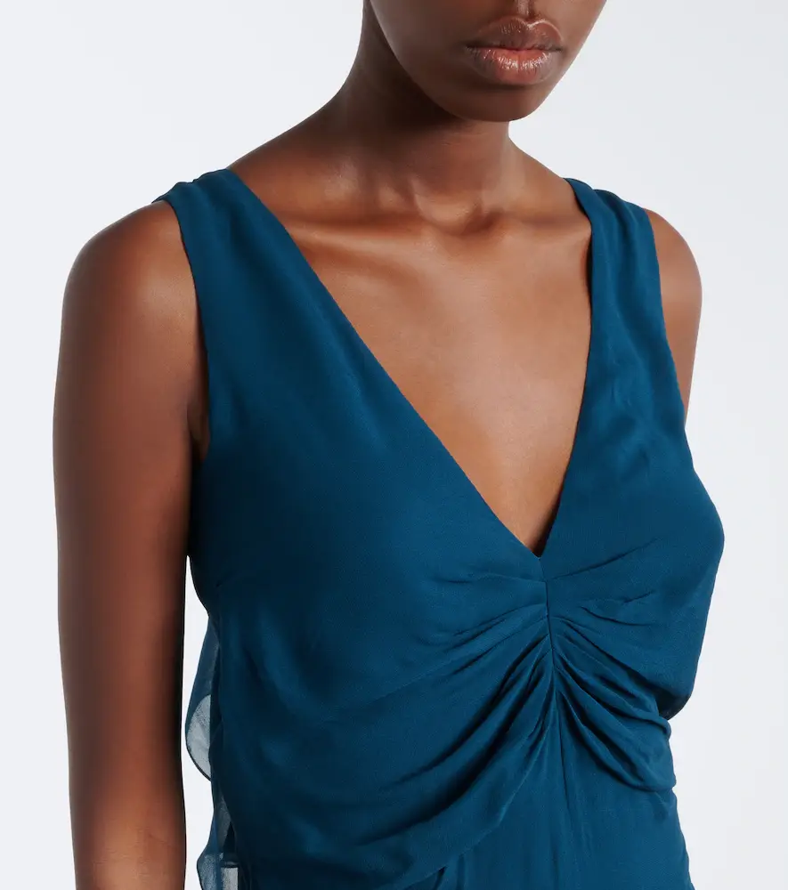 Jacques Wei Pleated chiffon jumpsuit | Thumbnail 2 Jacques Wei Pleated chiffon jumpsuit | Thumbnail 2