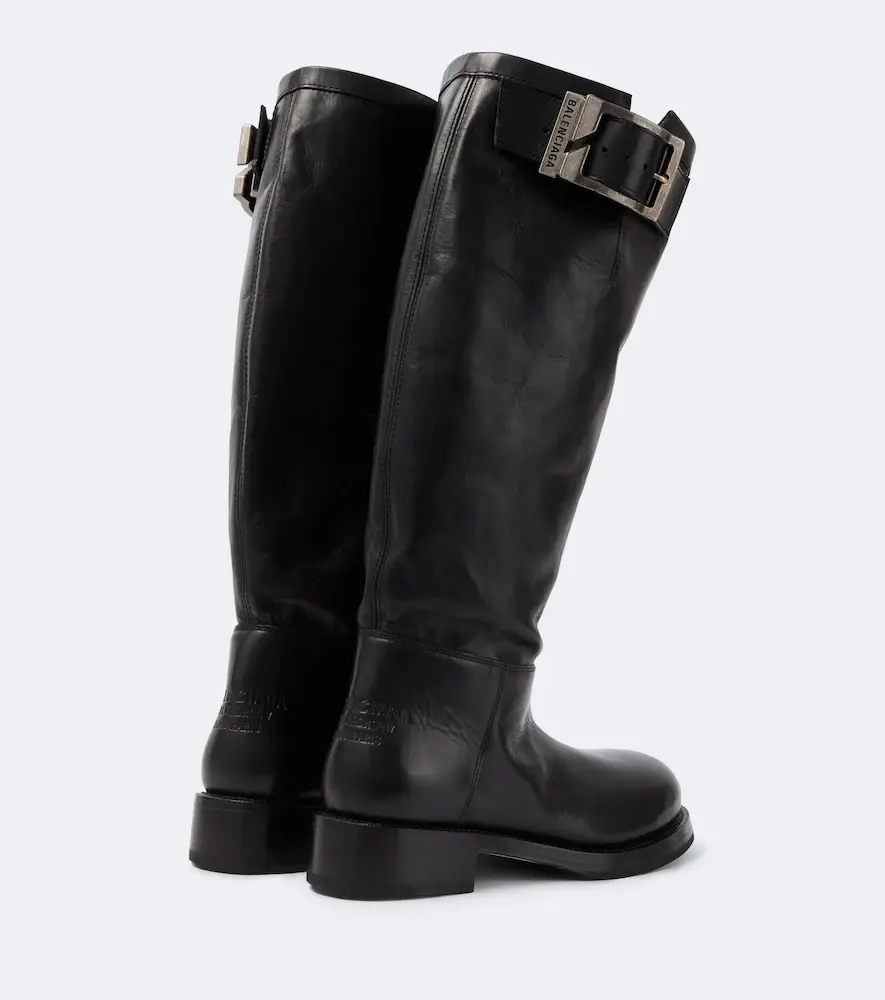 Balenciaga Motor leather knee-high boots | Thumbnail 2 Balenciaga Motor leather knee-high boots | Thumbnail 2