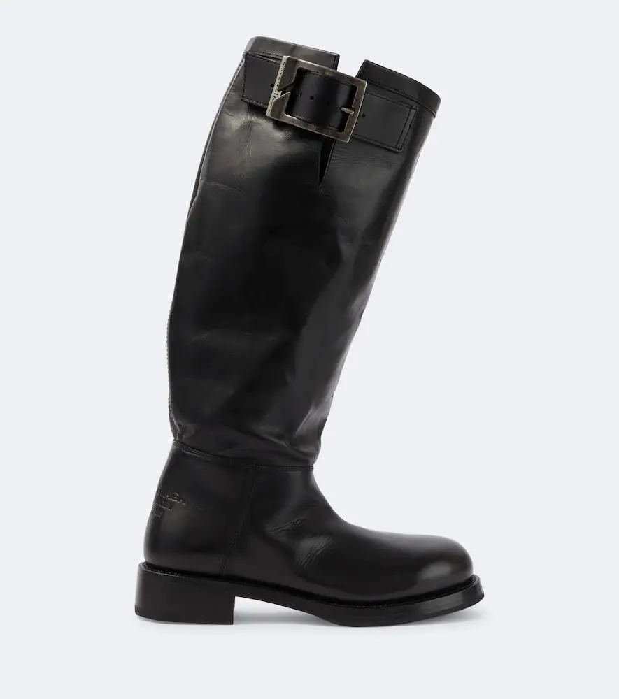 Balenciaga Motor leather knee-high boots | Thumbnail 3 Balenciaga Motor leather knee-high boots | Thumbnail 3