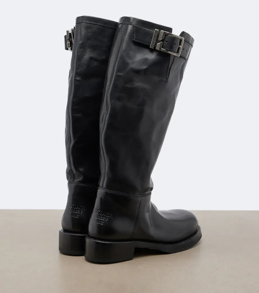 Balenciaga Leather biker boots | Thumbnail 2