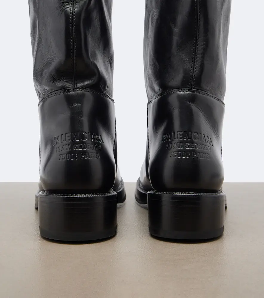Balenciaga Leather biker boots | Thumbnail 3