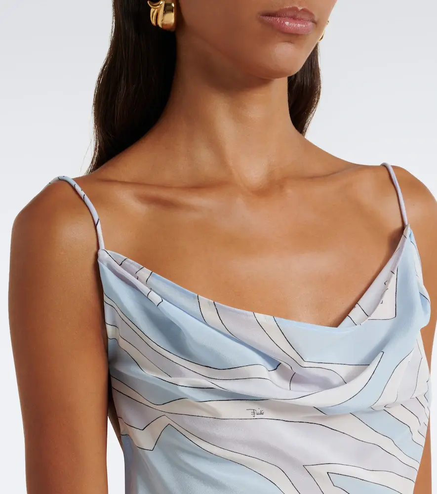 PUCCI Labirinto silk crêpe de chine minidress | Thumbnail 2 PUCCI Labirinto silk crêpe de chine minidress | Thumbnail 2