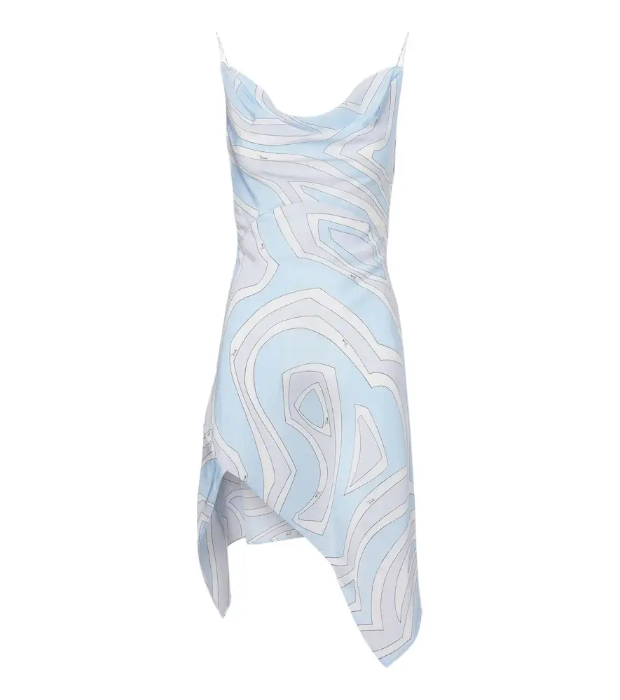 Labirinto silk crêpe de chine minidress Labirinto silk crêpe de chine minidress