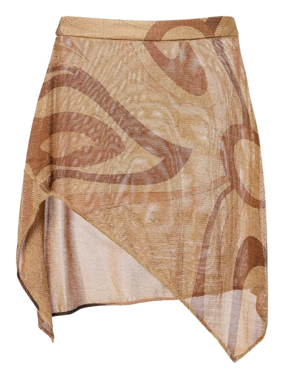 Marmo Lurex voile miniskirt Marmo Lurex voile miniskirt