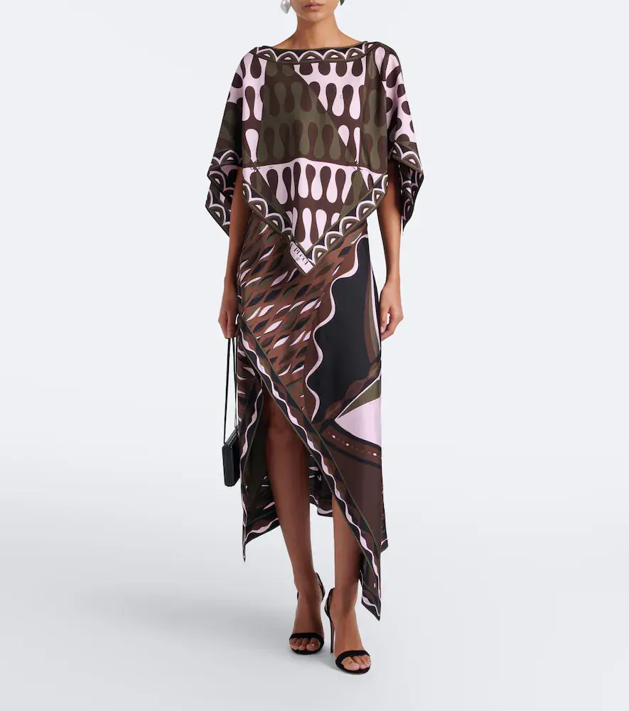 PUCCI Leocorno asymmetric silk twill top | Thumbnail 2 PUCCI Leocorno asymmetric silk twill top | Thumbnail 2