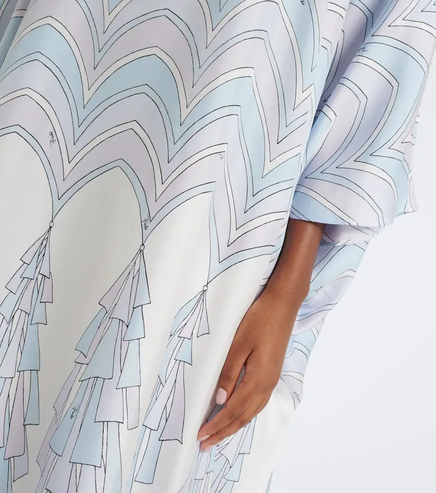 PUCCI Baiadera silk twill kaftan | Thumbnail 3 PUCCI Baiadera silk twill kaftan | Thumbnail 3
