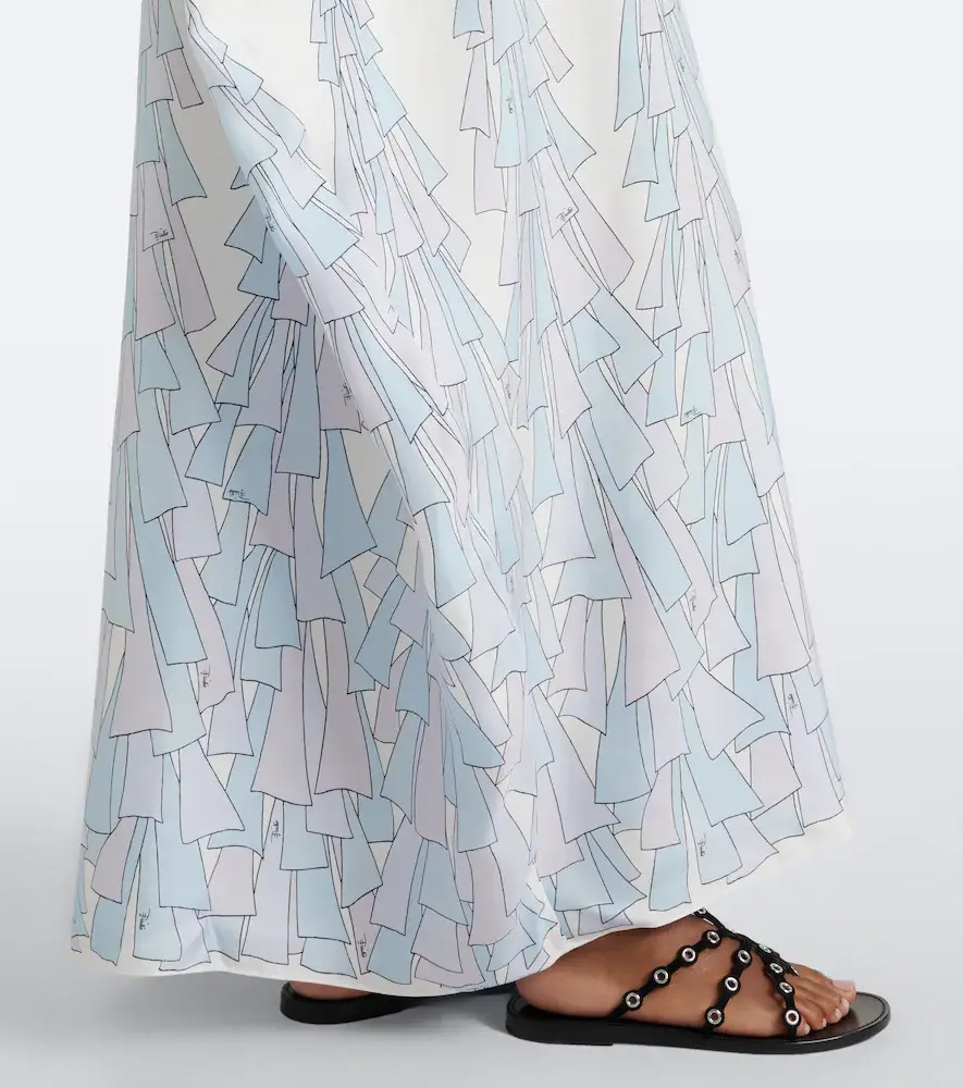 PUCCI Baiadera silk twill kaftan | Thumbnail 5 PUCCI Baiadera silk twill kaftan | Thumbnail 5