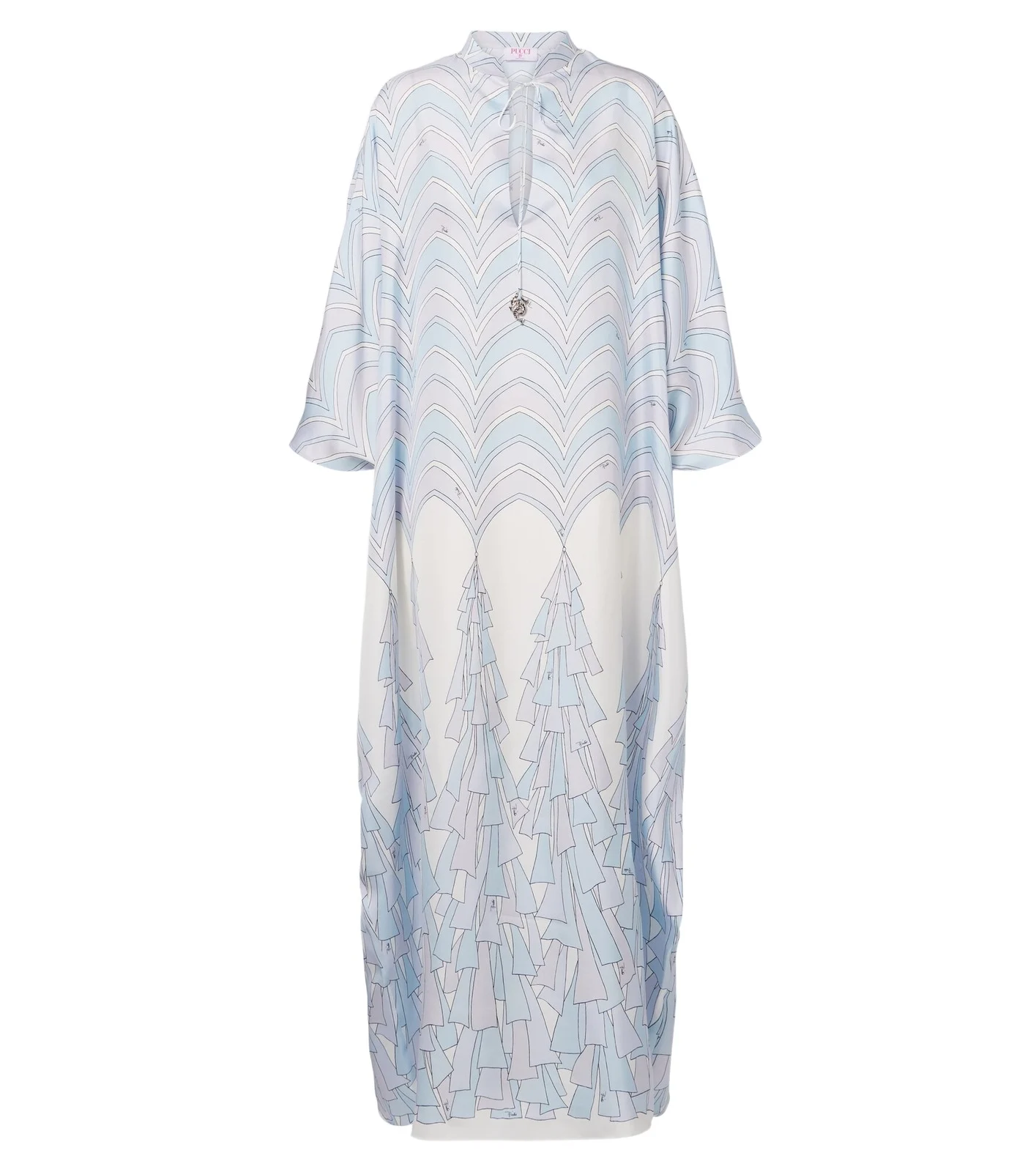 Baiadera silk twill kaftan Baiadera silk twill kaftan