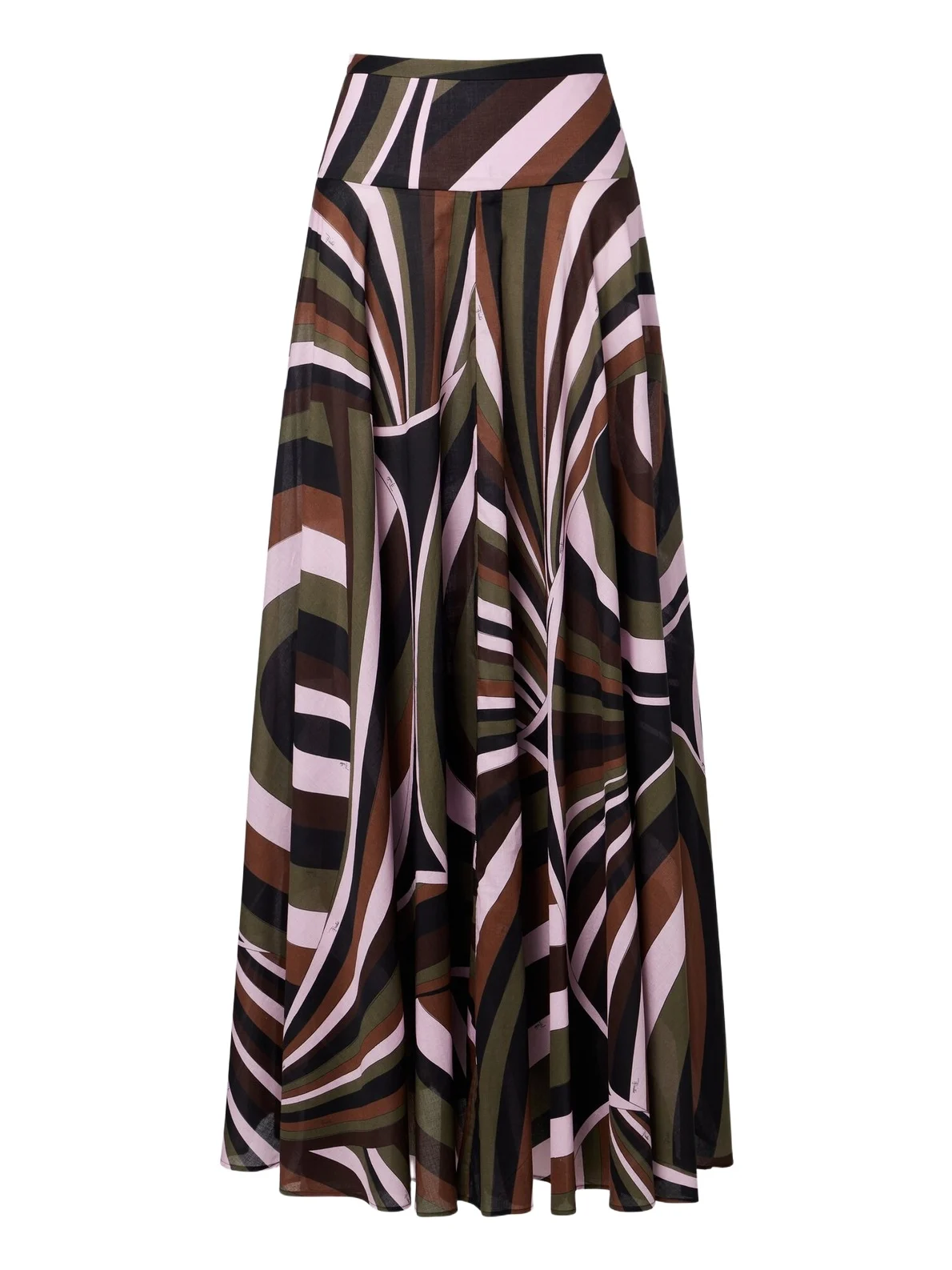 PUCCI Iride cotton muslin maxi skirt